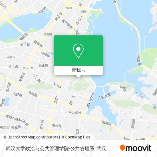 武汉大学政治与公共管理学院-公共管理系地图