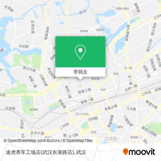 途虎养车工场店(武汉长港路店)地图