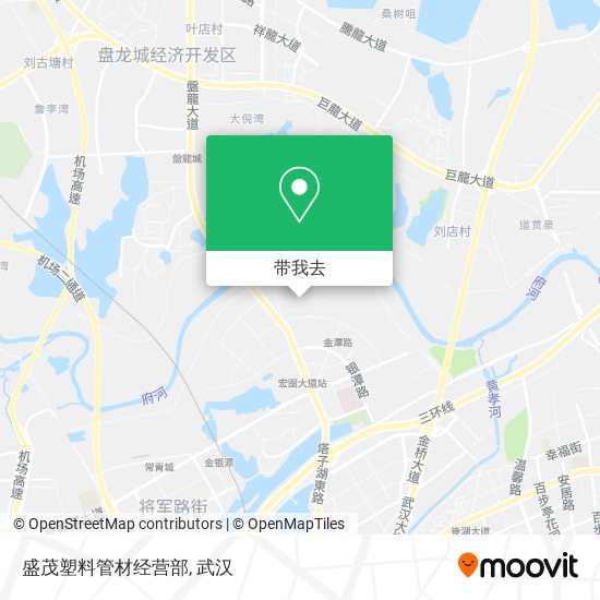 盛茂塑料管材经营部地图