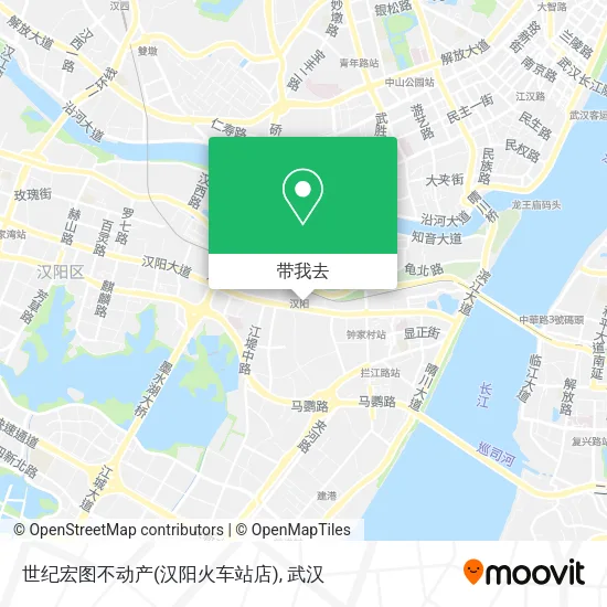 世纪宏图不动产(汉阳火车站店)地图