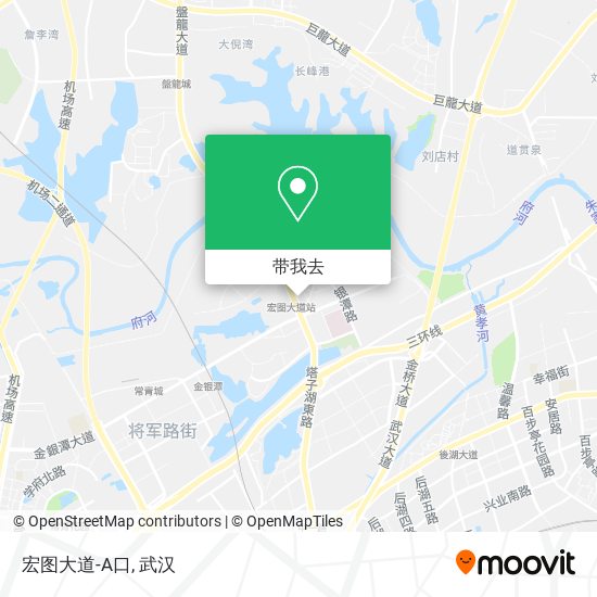 宏图大道-A口地图