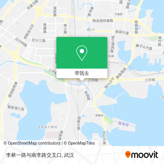 李桥一路与南李路交叉口地图