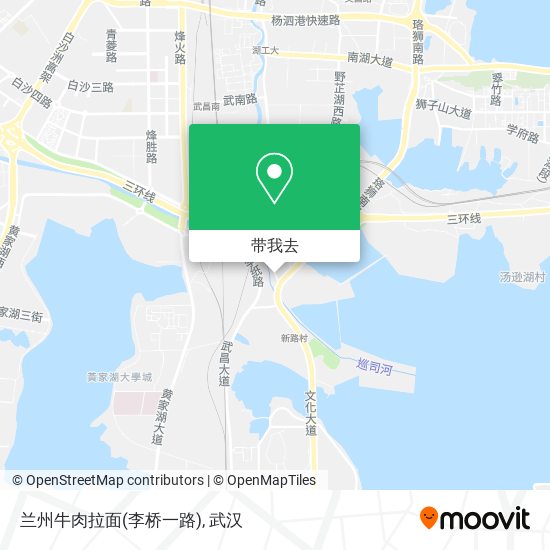 兰州牛肉拉面(李桥一路)地图