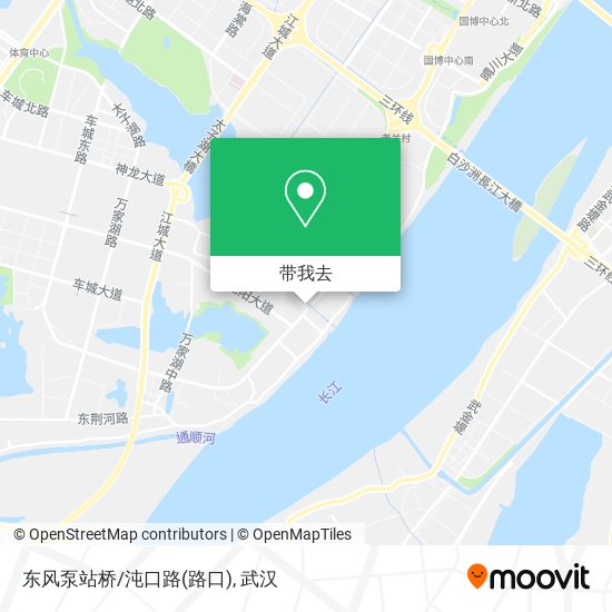 东风泵站桥/沌口路(路口)地图