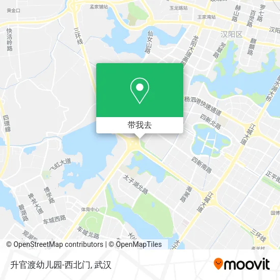 升官渡幼儿园-西北门地图