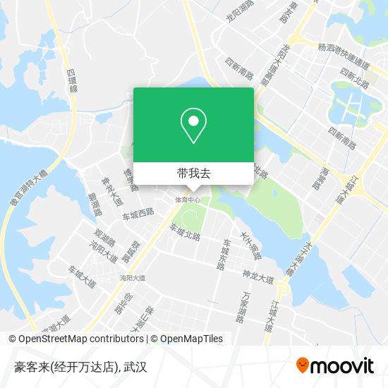 豪客来(经开万达店)地图