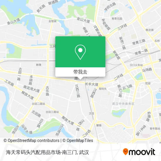 海天常码头汽配用品市场-南三门地图