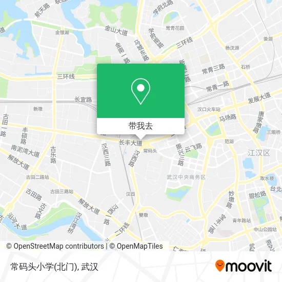 常码头小学(北门)地图