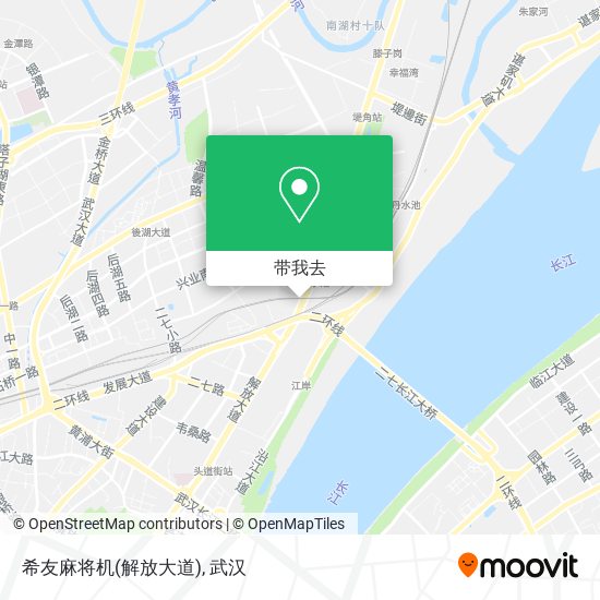 希友麻将机(解放大道)地图