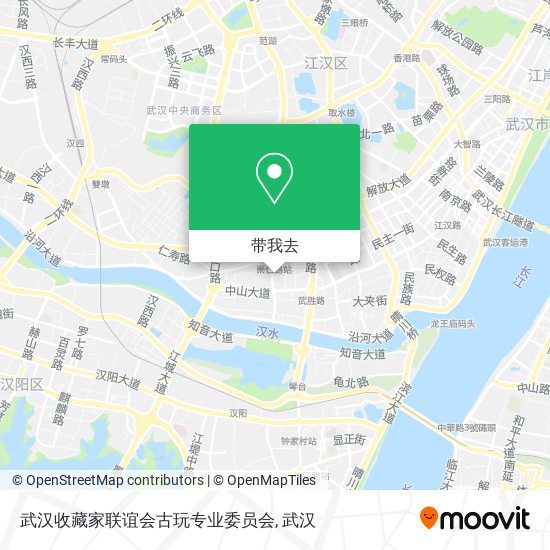 武汉收藏家联谊会古玩专业委员会地图