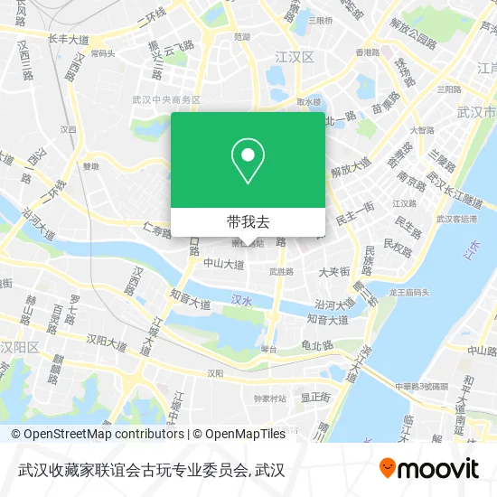 武汉收藏家联谊会古玩专业委员会地图