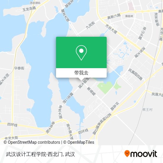 武汉设计工程学院-西北门地图
