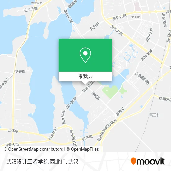 武汉设计工程学院-西北门地图