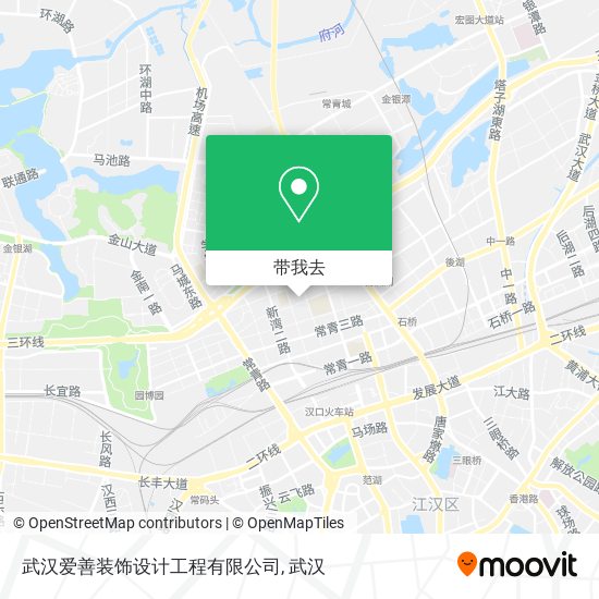 武汉爱善装饰设计工程有限公司地图