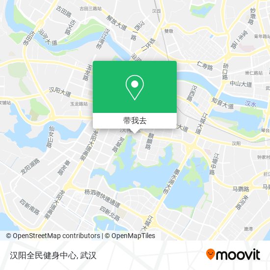 汉阳全民健身中心地图