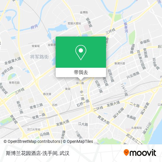 斯博兰花园酒店-洗手间地图