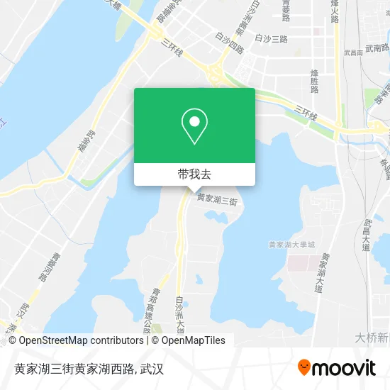 黄家湖三街黄家湖西路地图