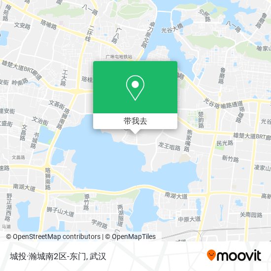 城投·瀚城南2区-东门地图