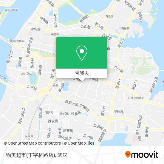物美超市(丁字桥路店)地图