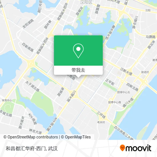 和昌都汇华府-西门地图