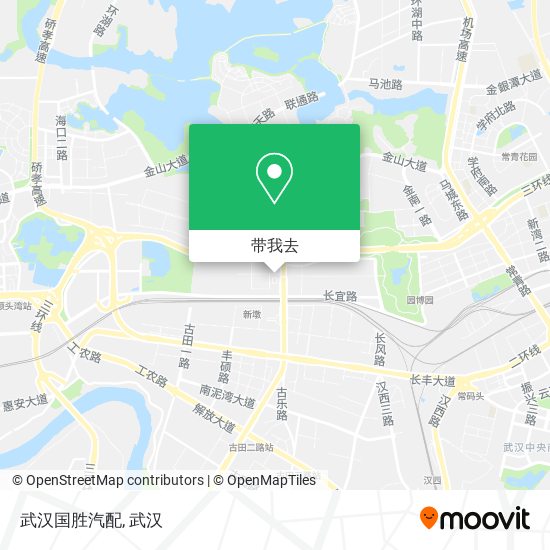 武汉国胜汽配地图