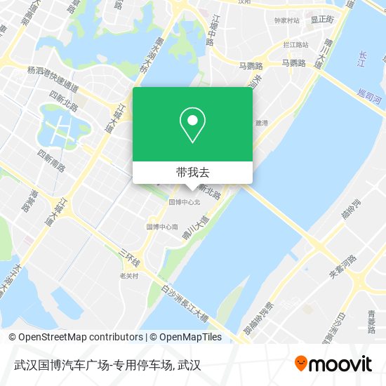 武汉国博汽车广场-专用停车场地图