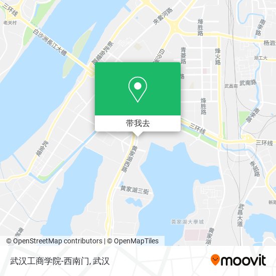 武汉工商学院-西南门地图