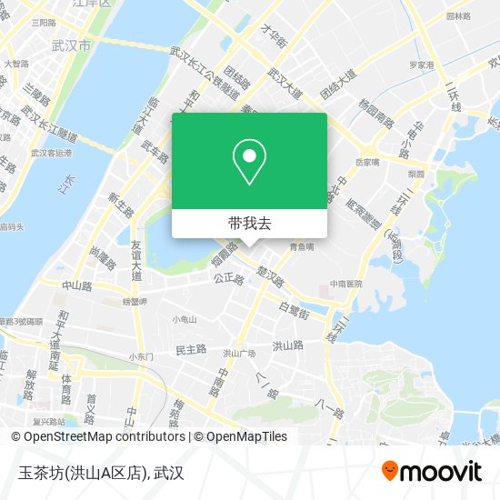 玉茶坊(洪山A区店)地图