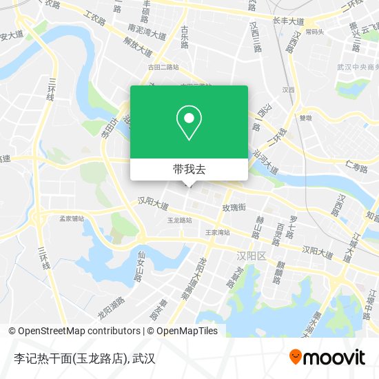 李记热干面(玉龙路店)地图