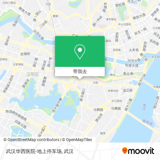 武汉华西医院-地上停车场地图