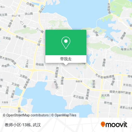 教师小区-13栋地图