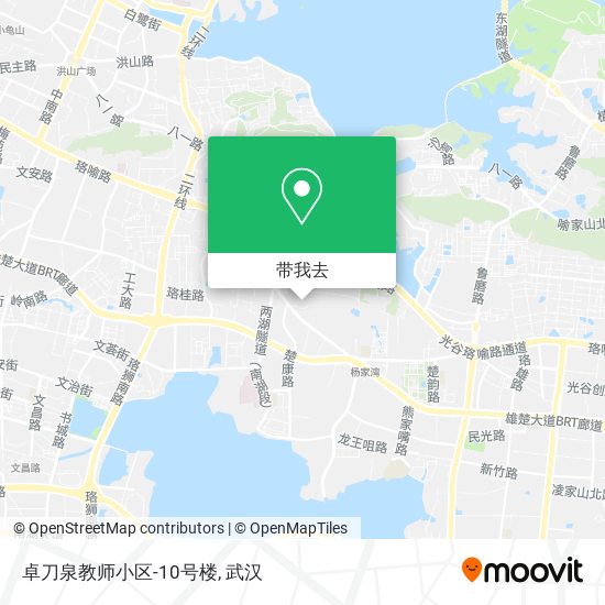 卓刀泉教师小区-10号楼地图