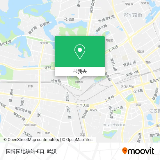 园博园地铁站-E口地图