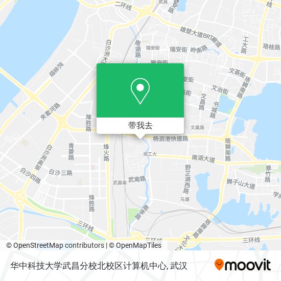 华中科技大学武昌分校北校区计算机中心地图