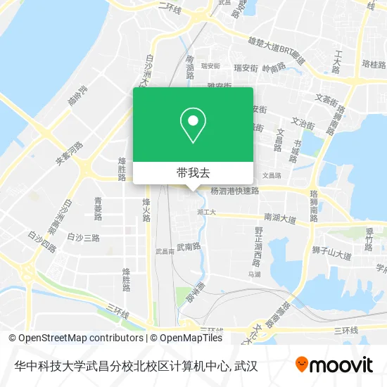 华中科技大学武昌分校北校区计算机中心地图