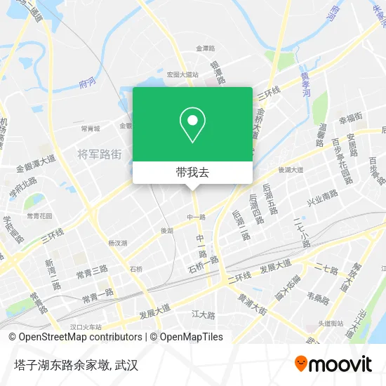 塔子湖东路余家墩地图
