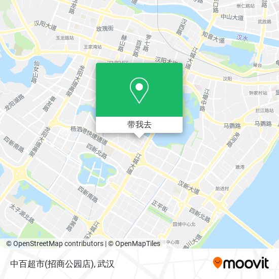 中百超市(招商公园店)地图