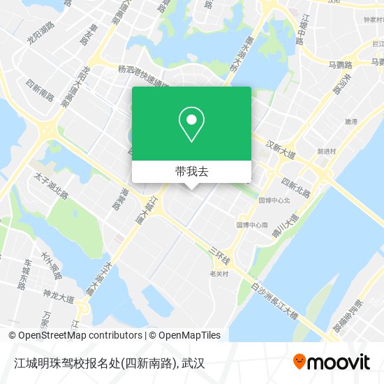 江城明珠驾校报名处(四新南路)地图