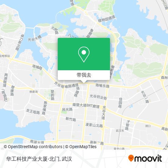 华工科技产业大厦-北门地图