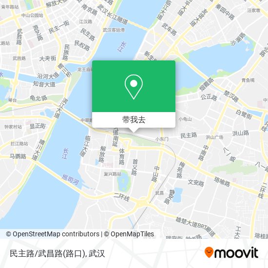 民主路/武昌路(路口)地图