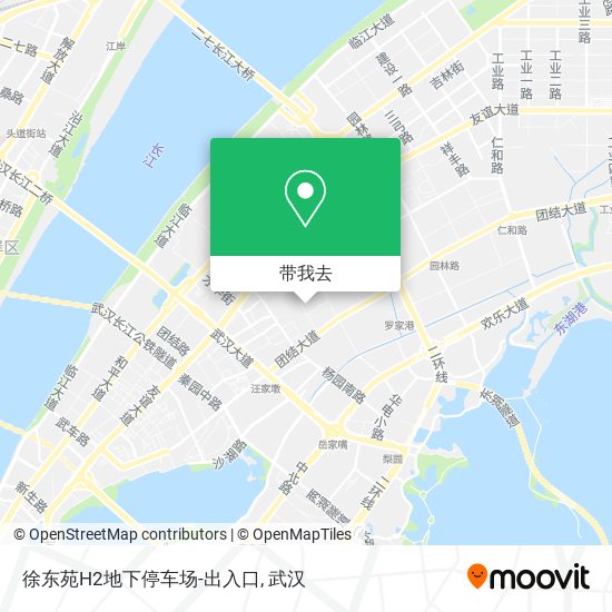 徐东苑H2地下停车场-出入口地图