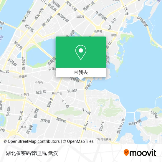 湖北省密码管理局地图