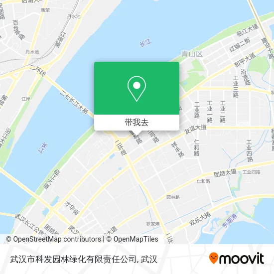 武汉市科发园林绿化有限责任公司地图