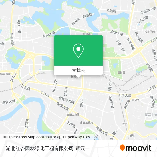 湖北红杏园林绿化工程有限公司地图
