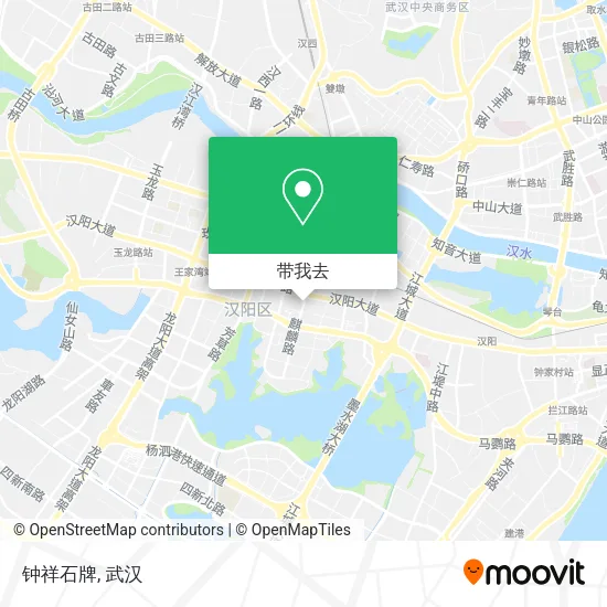 钟祥石牌地图