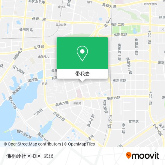 佛祖岭社区-D区地图