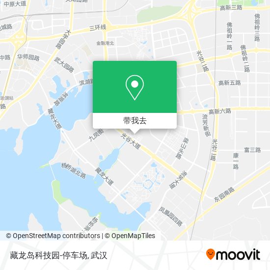 藏龙岛科技园-停车场地图