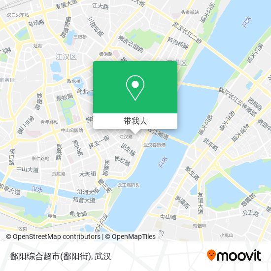 鄱阳综合超市(鄱阳街)地图