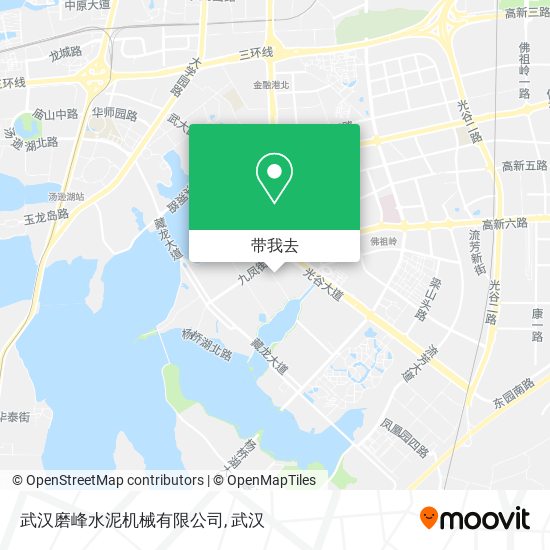 武汉磨峰水泥机械有限公司地图