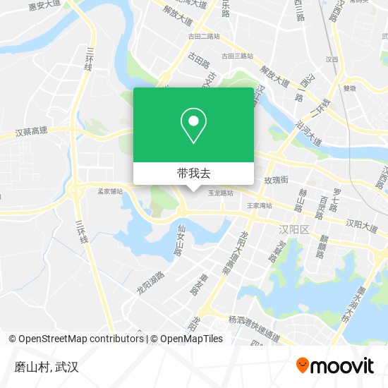 磨山村地图